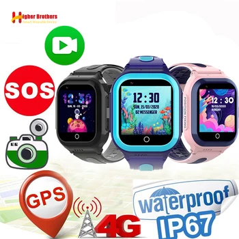 Smart 4G SIM Kartica Udaljena Kamera GPS WIFI Lokacije za Praćenje Dječje Studentski Pametni Sat SOS video call Monitor Sportski Sat Za Android Telefon