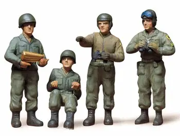 Tamiya 35004 Mjerilu 1/35 Američki Tenk Je Posada Vojna Minijature Figurica Vojnika Zaslon Igračka Plastična Skupština Model Kit