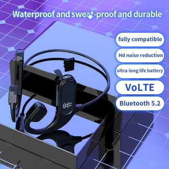 TONLISH VG09 Koštano Vodljivost TWS Bežične Slušalice bluetooth Slušalice 3D Bas Stereo Vanjski Vodootporan Sportski Slušalice