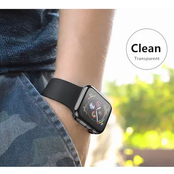 Torbica za Apple watch case 44 mm 40 mm iWatch case 42 mm 38 mm TPU branik Zaštitna folija za ekran za Apple Watch series 6 5 4 3 SE band