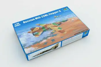Trubač model 02855 1/48 Ruski MIG-23ML Флоггер G-plastični model kit