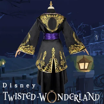 Twisted Wonderland Zagonetka Cosplay Halloween Kostime Plašt Odijela Perika Odijelo Anime Igra Twisted Wonderland Cosplay Karnevalska Zabava