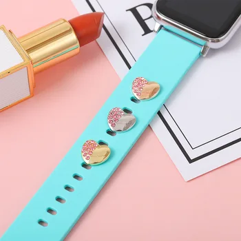 Ukras Za Apple Watch Silikon Remen Ukrasni Privjesci dijamantni Nakit iWatch 7 6 5 4 3 SE Pribor Galaxy 5/4/3 Narukvica