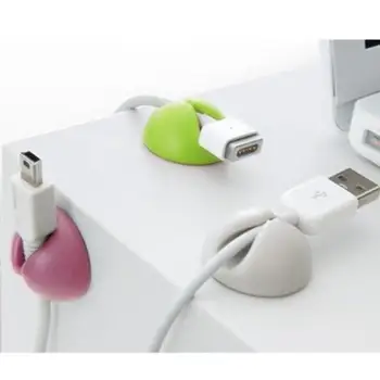 Univerzalni Kabel Organizator Stolni Držač Žice Gumena Obujmica Za Pričvršćivanje USB kabela dodatna Oprema Za telefone (slučajna boja)