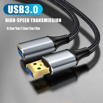 USB 3.0 Produžni USB Kabel za muškarce i Žene Kabel za Prijenos Podataka USB3.0 Produžni Kabel 5 Gbit/s Brzi Prijenos za prijenosna RAČUNALA TV USB Kabel