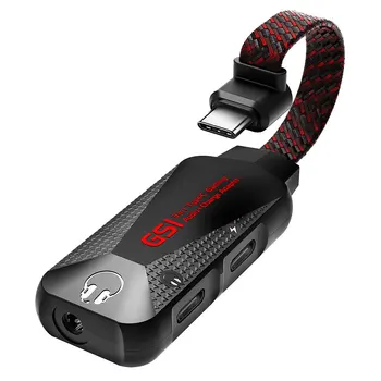 USB C Adapter za punjenje 3 u 1 Type-C do 3,5 mm QC Brzo punjenje Hi-Res Mobilni telefon Igre Zvučna kartica Audio Kabel-ac