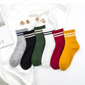 Visoka kvaliteta, 5 parova/lot, Ženske Čarape, Jesensko-zimske Šarene Čarape happy Socks, marke Pamučne Čarape, Modni Nove