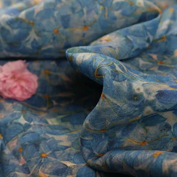 Visokokvalitetna pamučna tkanina s po cijeloj površini luckyblue ramie, Vjenčanica, Čipka Suknja, Materijal, tkanine za пэчворка, kumas telas por metros