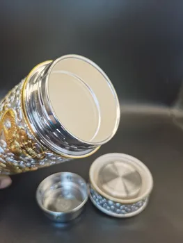 Visokokvalitetna srebrna čaša s devet zmajeva, srebrna čaša 999 srebra, jestiva srebrni pehar, srebrna čaša, termos za zdravlje, šalica