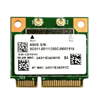 Wi-FI KARTICA Realtek RTL8821 AW-CB161H Wifi Wlan Kartica Bluetooth 4.0 u Kombinaciji Bežični Половинный mini adapter PCI-E 433 Mbps, 802.11 ac