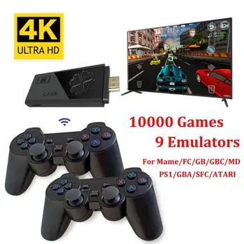 X1 Mini Retro Igraća Konzola 2,4 G Konzola za Video igre S Dvostrukim Bežičnim kontrolerom 4K 10000 Igre 64 GB/32 GB Retro Igra Za PS1 / GBA