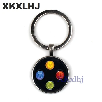 XKXLHJ Marke Gaming kontroler privjesak za ključeve geeky dečko savršena ideja za poklon nakit video igra kontroler predložak privezak