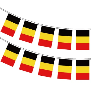 Xvggdg 20 kom./compl. Belgija zobene pahuljice zastave Plamenac Niz Banner Zobene pahuljice Festival College Odmor