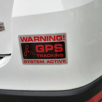 YJZT 12,2*7,3 cm Automobilska oznaka Upozorenja GPS Praćenje Policijski sustav Aktivne Vidljive Naljepnice PVC C1-3059-1