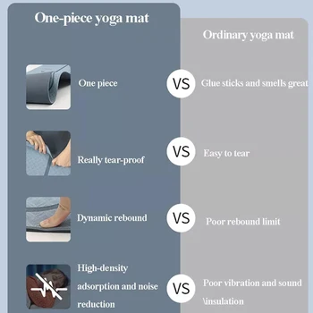 Yoga mat MLA 6 mm s Položajne Linija Нескользящий Tepih za Početnike Ekološke Tepisi za Fitness, Teretanu, Tepisi za Pilates