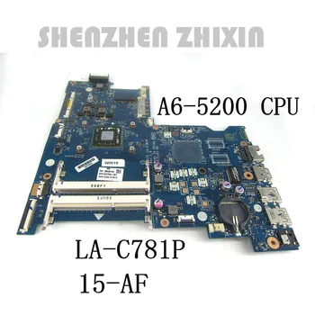 Yourui Za HP-15-AF 15-AF131DX Matična ploča laptop s procesorom A6-5200 827705-501 827705-001 ABL51 LA-C781P ispitano