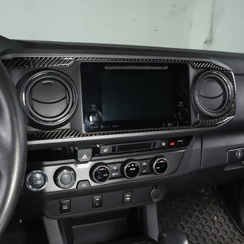 Za-2020 Toyota Tacoma soft pravi auto navigacijski zaslon s centralnim upravljanjem od karbonskih vlakana, ukrasni okvir, naljepnica, auto dijelovi