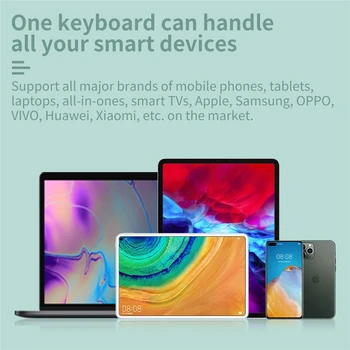 Za iPad Tipkovnica i miš Kombinirana Bežična Bluetooth Tipkovnica Teclado za iPad Xiaomi Samsung, Huawei Tablet Android, IOS, Windows