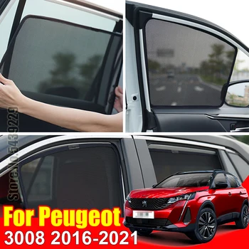 Za Peugeot 3008 2016-2021 Auto Štitnik Za Sunce Pribor Prozor Poklopac Štitnik Za Sunce Mrežaste Zavjese Zavjese Zavjese Po Mjeri