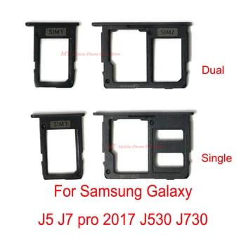 Za Samsung Galaxy J5 J7 pro 2017 J530F J530 J730F J730 Držač Police za jednu i dvije SIM kartice, Slot Za Micro SD Adapter