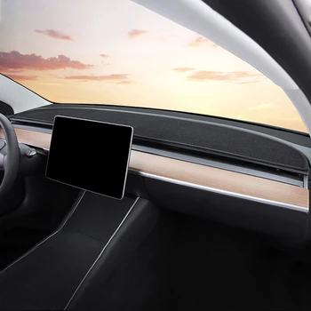 Za Tesla Model Y 2021 2022 2023 Model 3 2019 2020 2021 2022 2023 Poklopac ploči s Instrumentima u Automobilu Navlaka Štitnik Za sunce Izbjegavajte Svjetlo Mat Pribor