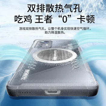 Za Xiaomi 12S Ultra Dobici topline Torbica Za telefon Xiaomi Mi 12 Pro 12X Противоударная Stražnji Poklopac od TPU + Hlađenje list Od aluminijske legure