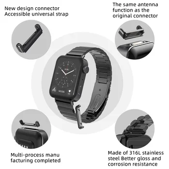 Za Xiaomi Mi Watch Metalni Remen S Priključkom Kožni Remen Za Sat Narukvica Je Idealan Za Silikonskim Shuttle Opremu