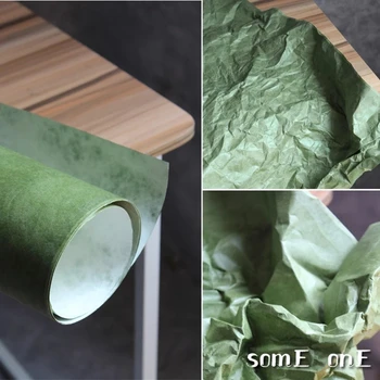 Zelena Tvrdi Tyvek Perilica Prozračna Papir Vodootporan DIY Zakrpe Ručno Dekor Torbice Torba i Kaput Odjeća Projektiranje Tkanina