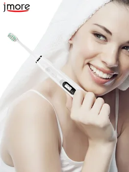 Zvučna Električna Četkica za Zube Za Odrasle Briga Za vaše desni Osjetljiva USB Punjiva IPX7 LCD Medicinska Silikonska Četka Krunica Ultrazvučno Četkica za Zube