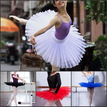 Žene Plešu Baletnu Suknju-Paket Djevojke Prakticiraju Блинное Visoravni Odijelo Dance Odjeća Nabrane Suknje Balet