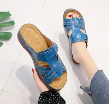 Ženske sandale танкетке s латформой; Novo 2021; Ženske cipele; Mondeno cipele na petu; Svakodnevne ljetne japanke; ženske japanke