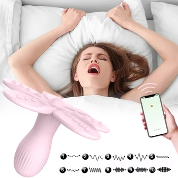 Ženski Vibrator G Spot Stimulator Klitorisa Program Bežični Daljinski Upravljač Daljinski Upravljač Jaje Odskakanje Vibracioni Masturbator Seks Igračka