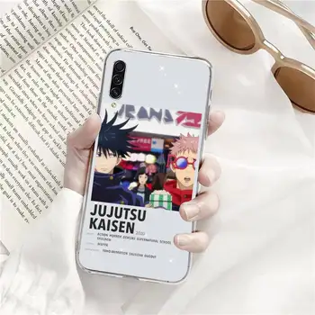 Дзюдзюцу Кайсен anime Crtani film Torbica Za Telefon Transparentno Za Samsung Galaxy A71 A21s S8 S9 S10 plus note 20 ultra