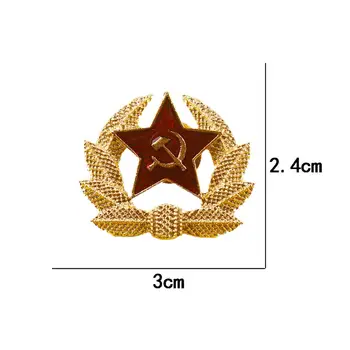 Социалистический Logo Je Simbol Pentagram Geometrijski Broš Odjeća Pin Na Rever Nakit Poklon Broševi Metalnih Ukrasa, Metalni Klinovi Za Odjeću