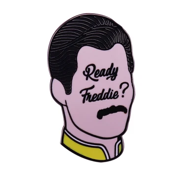 Эмалевая pin Freddie Mercury Ikonu kraljice glazbe cakline, Pribor za raskošnih haljina ili ruksaka