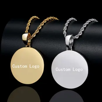 Custom Foto Privjesak Memorije Medaljonima Solidnu Sliku Necklacet Hip-Hop Nakit Personalizirane Ledene Kocke Cirkon Teniski Lanca Poklon